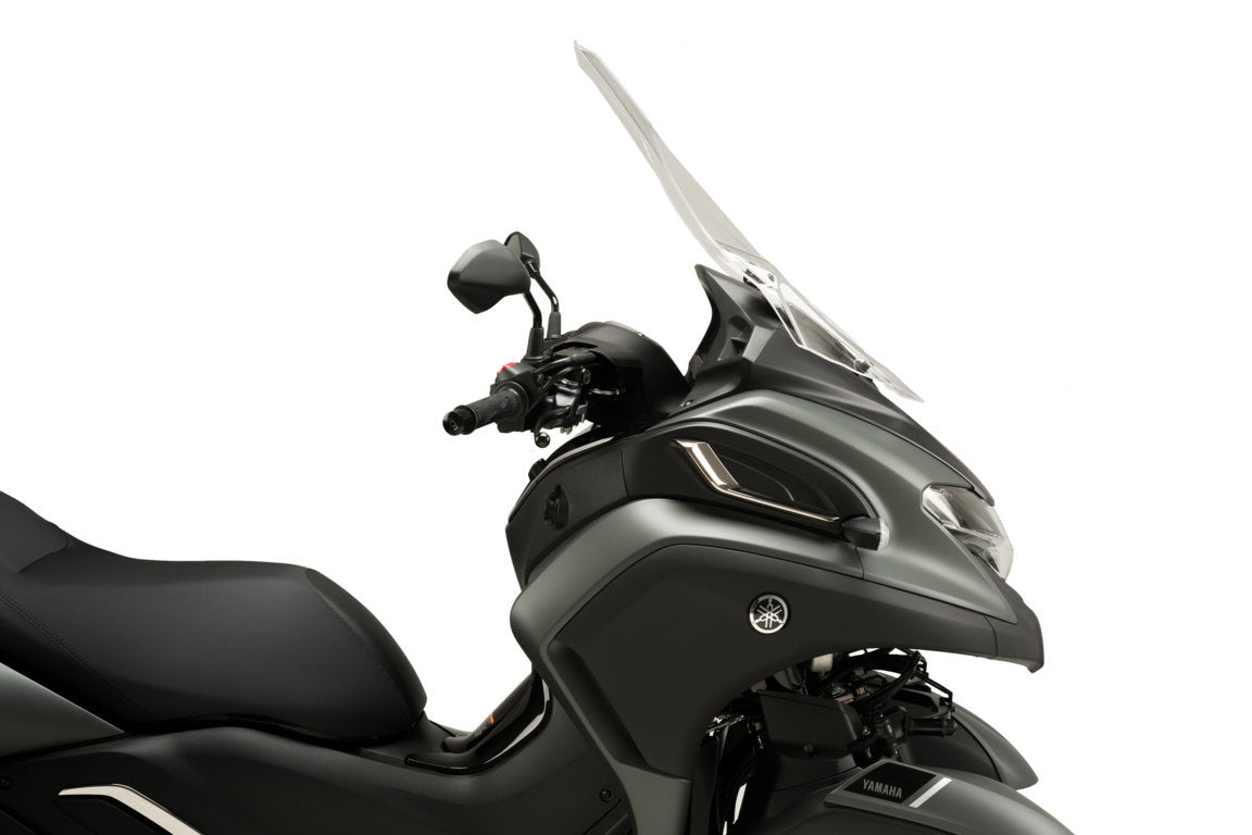 Puig Touring Screen | Clear | Yamaha Tricity 300 2020>Current - Pyramid Motorcycle Accessories