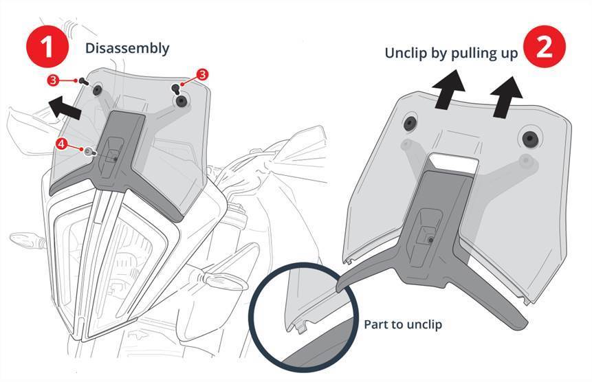 Puig Touring Screen | Dark Smoke | KTM 390 Adventure 2020>Current - Shop name