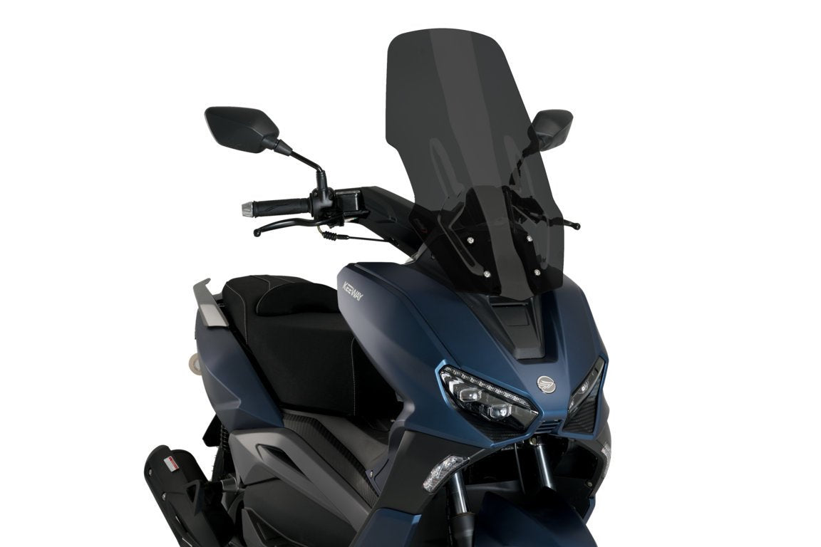 Puig Touring Screen | Dark Smoke | Keeway Vieste 2021>Current - Pyramid Motorcycle Accessories