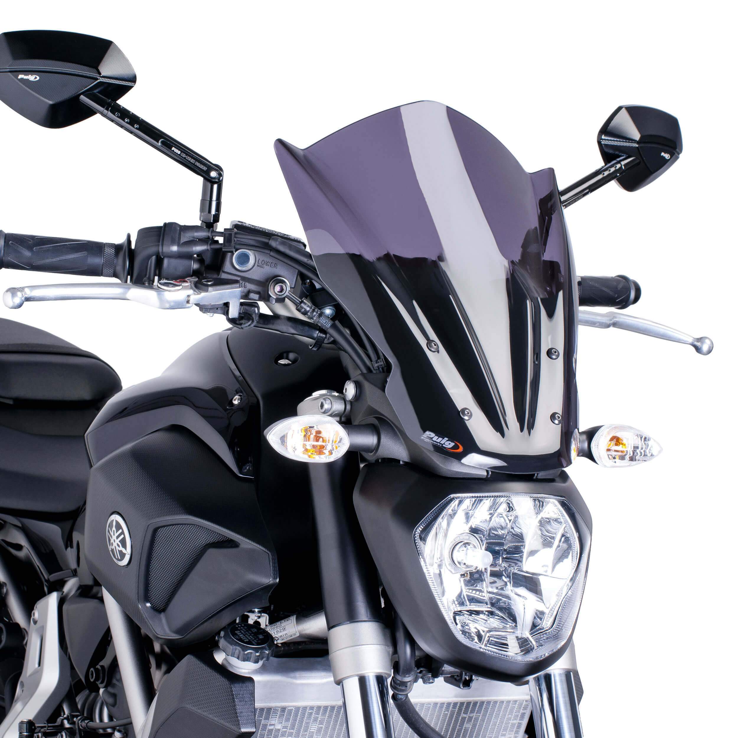 Puig Touring Screen | Dark Smoke | Yamaha MT-07 2014>2017 - Shop name