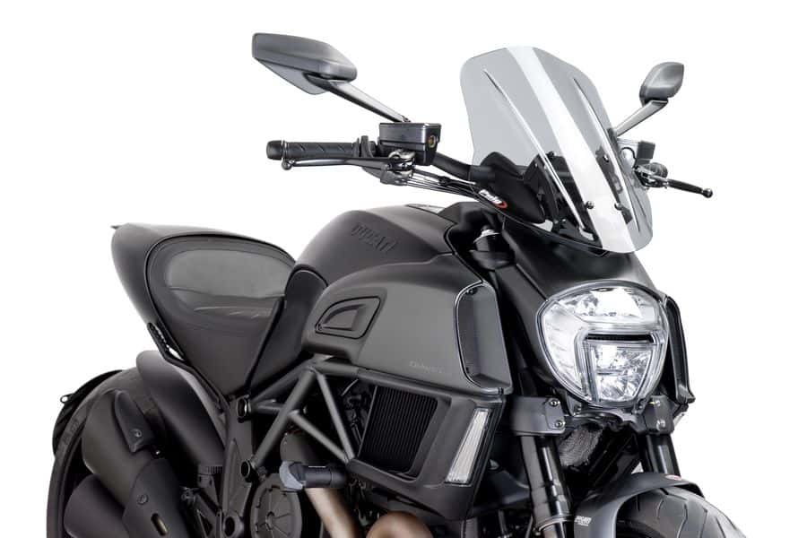 Puig Touring Screen | Light Smoke | Ducati Diavel 2014>2018 - Shop name