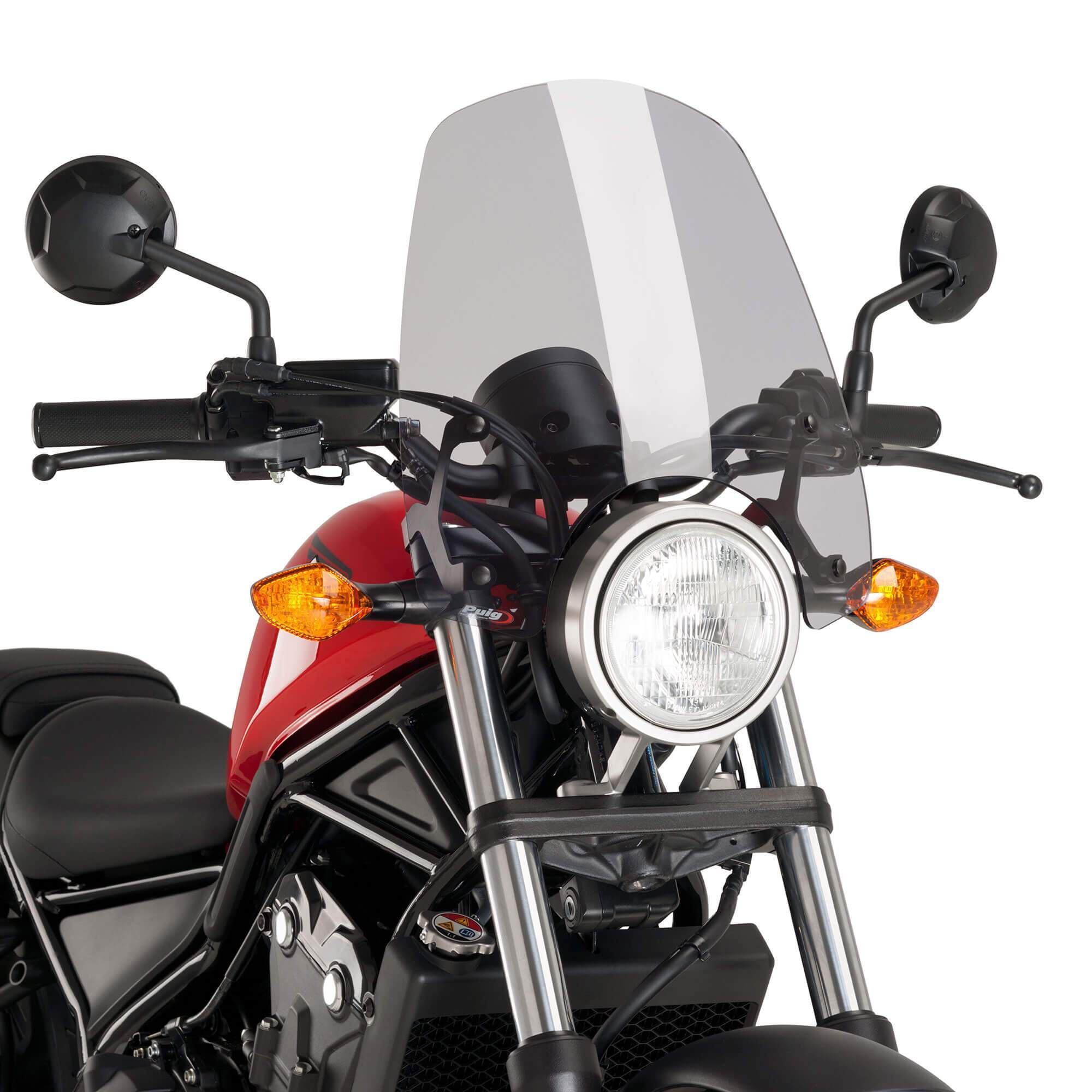 Puig Touring Screen | Light Smoke | Honda CMX 500 Rebel 2017>Current - Shop name