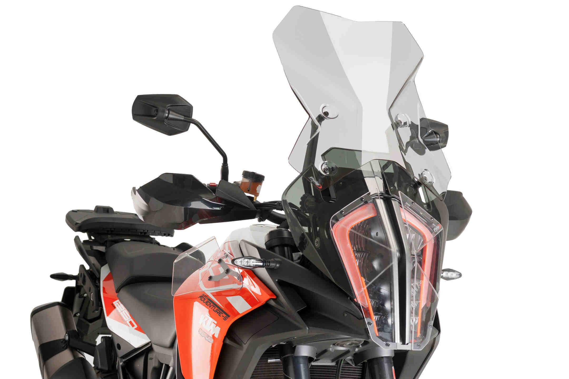 Puig Touring Screen | Light Smoke | KTM 1290 Super Adventure R 2017>2020 - Pyramid Motorcycle Accessories