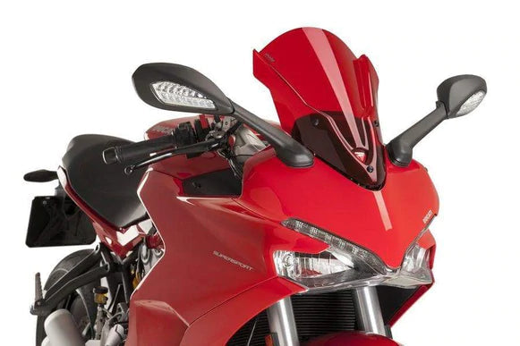Puig Touring Screen | Red | Ducati Supersport 950/S 2021>Current - Pyramid Motorcycle Accessories