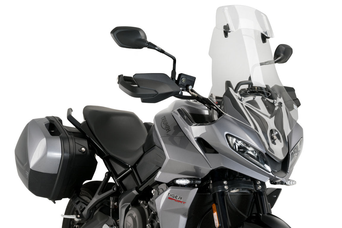 Puig Touring Screen With Visor | Light Smoke | Triumph Tiger Sport 660 2022>Current - Shop name