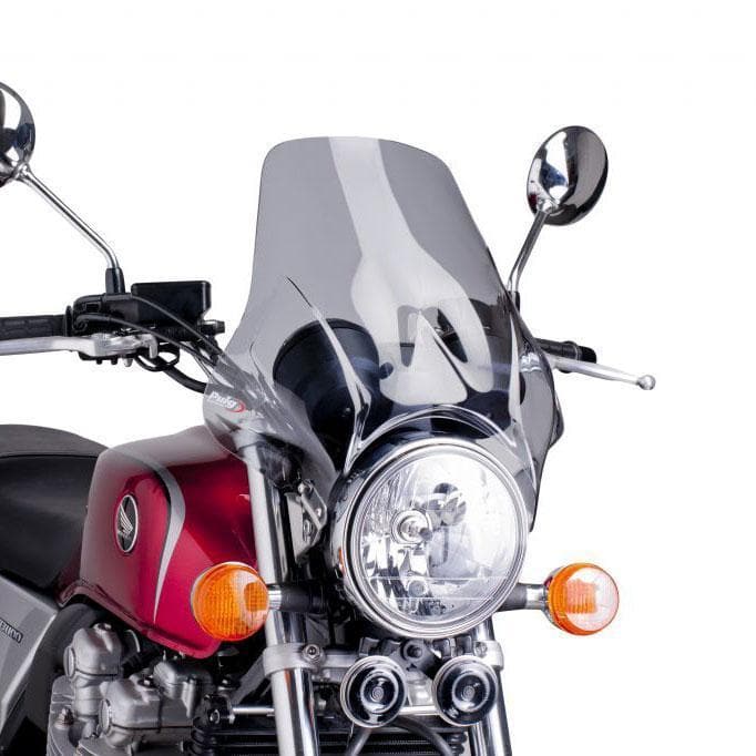 Puig Touring Screen with Visor | Light Smoke | Honda CB 1300 S 2005>2013 - Shop name