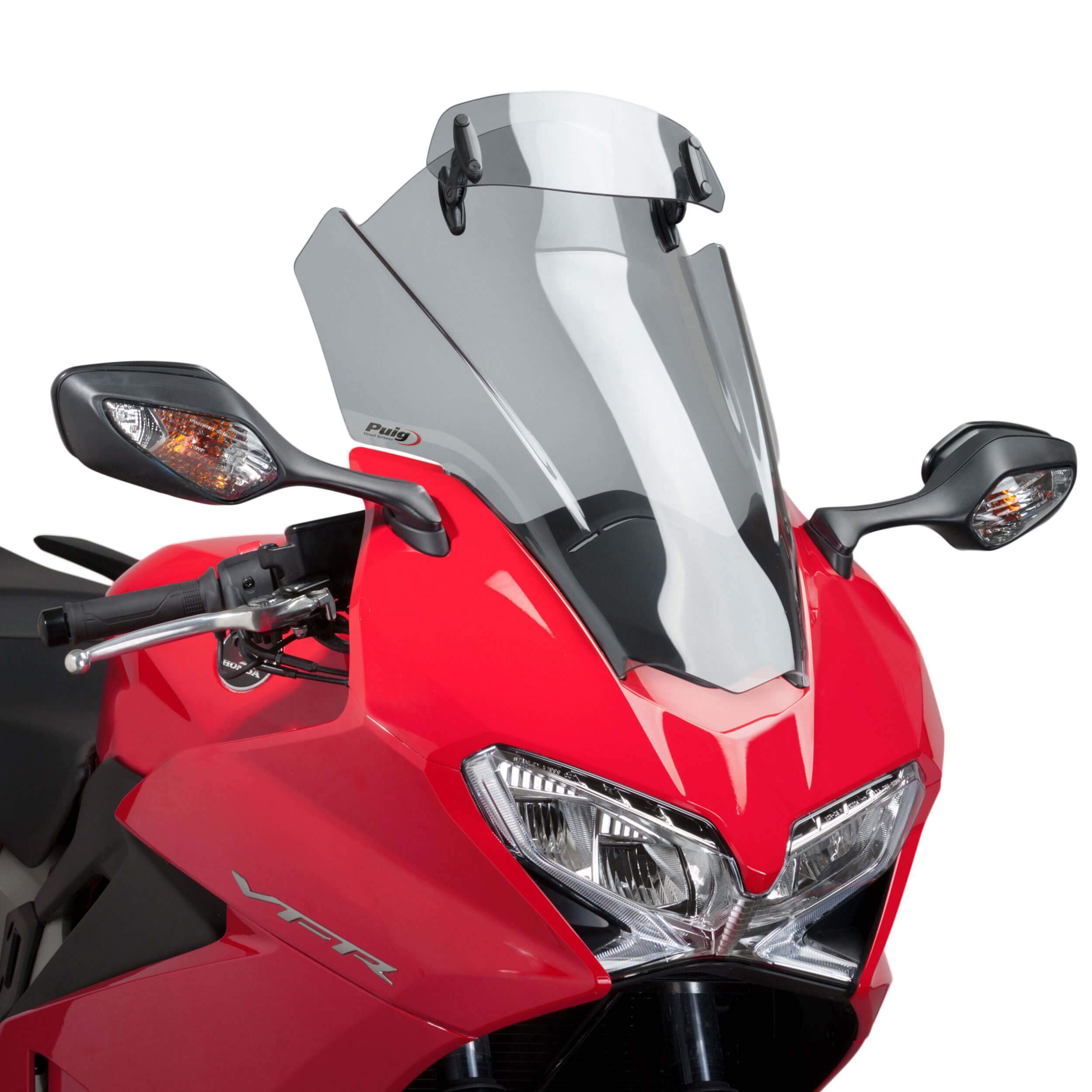 Puig Touring Screen with Visor | Light Smoke | Honda VFR 800 F 2014>Current - Shop name