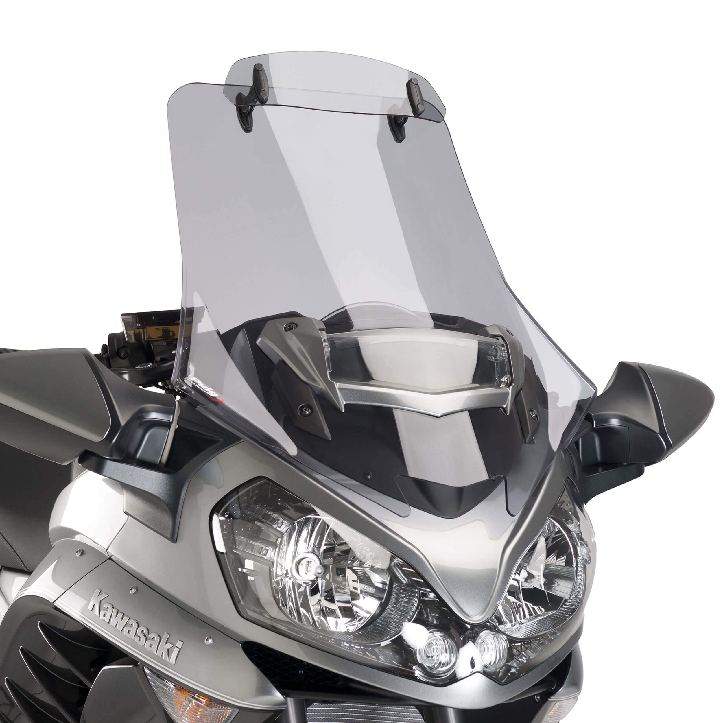Puig Touring Screen with Visor | Light Smoke | Kawasaki GTR 1400 2015>2017 - Shop name