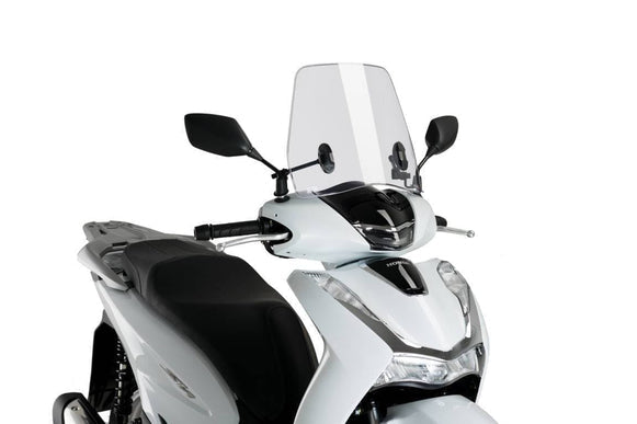Puig Trafic Screen | Clear | Honda SH 150i 2020>2021 - Pyramid Motorcycle Accessories