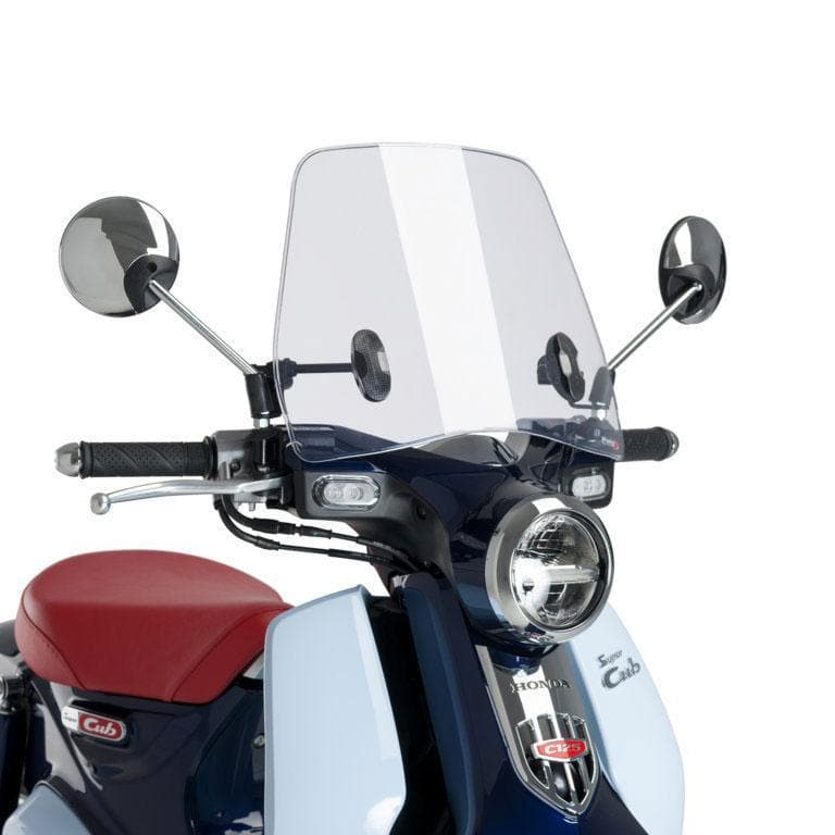 Puig Trafic Screen | Clear | Honda Super Cub C125 2018>Current - Shop name