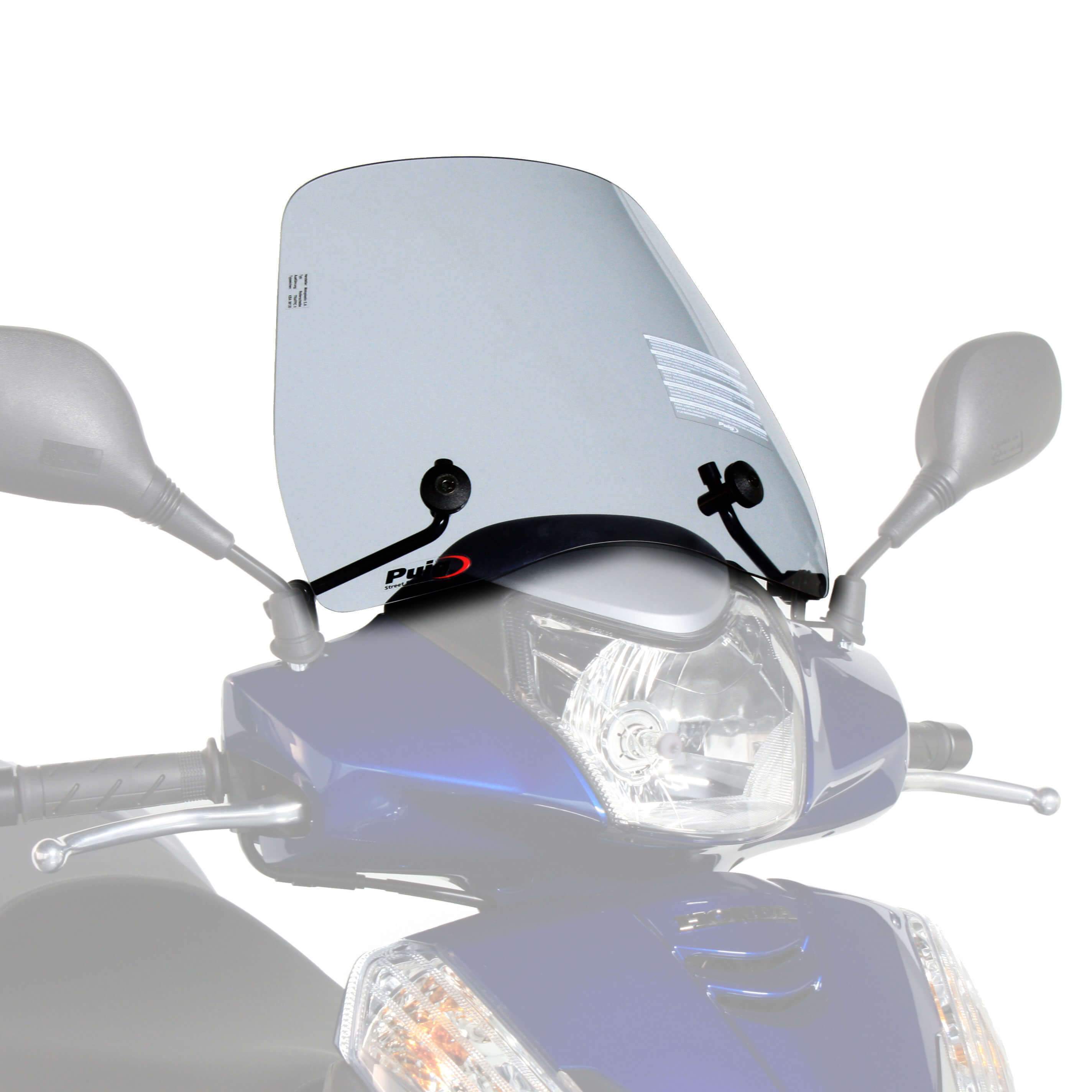 Puig Trafic Screen | Light Smoke | Honda SH 300i 2011>2014 - Shop name