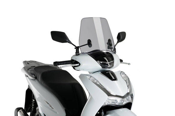 Puig Trafic Screen | Light Smoke | Honda SH 350i 2021>Current - Pyramid Motorcycle Accessories