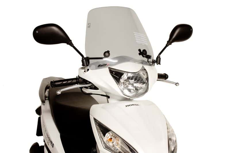 Puig Trafic Screen | Light Smoke | Honda Vision 50 2011>2016 - Shop name