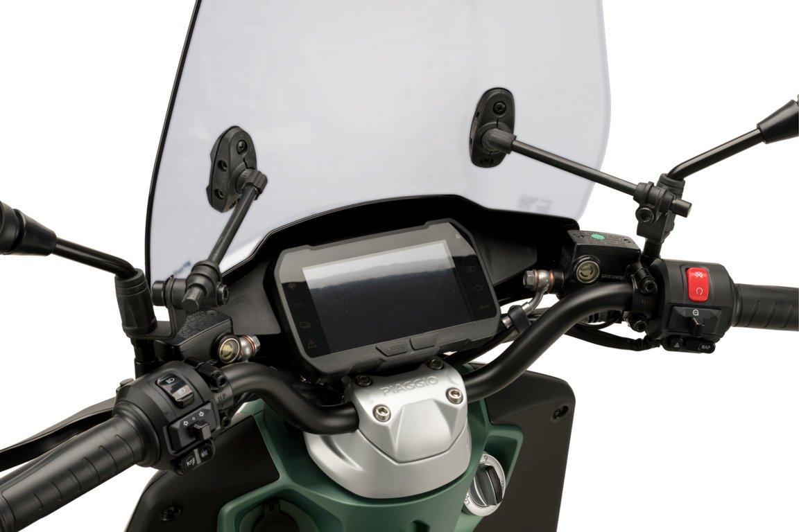 Puig Trafic Screen | Light Smoke | Piaggio 1 2022>Current - Shop name