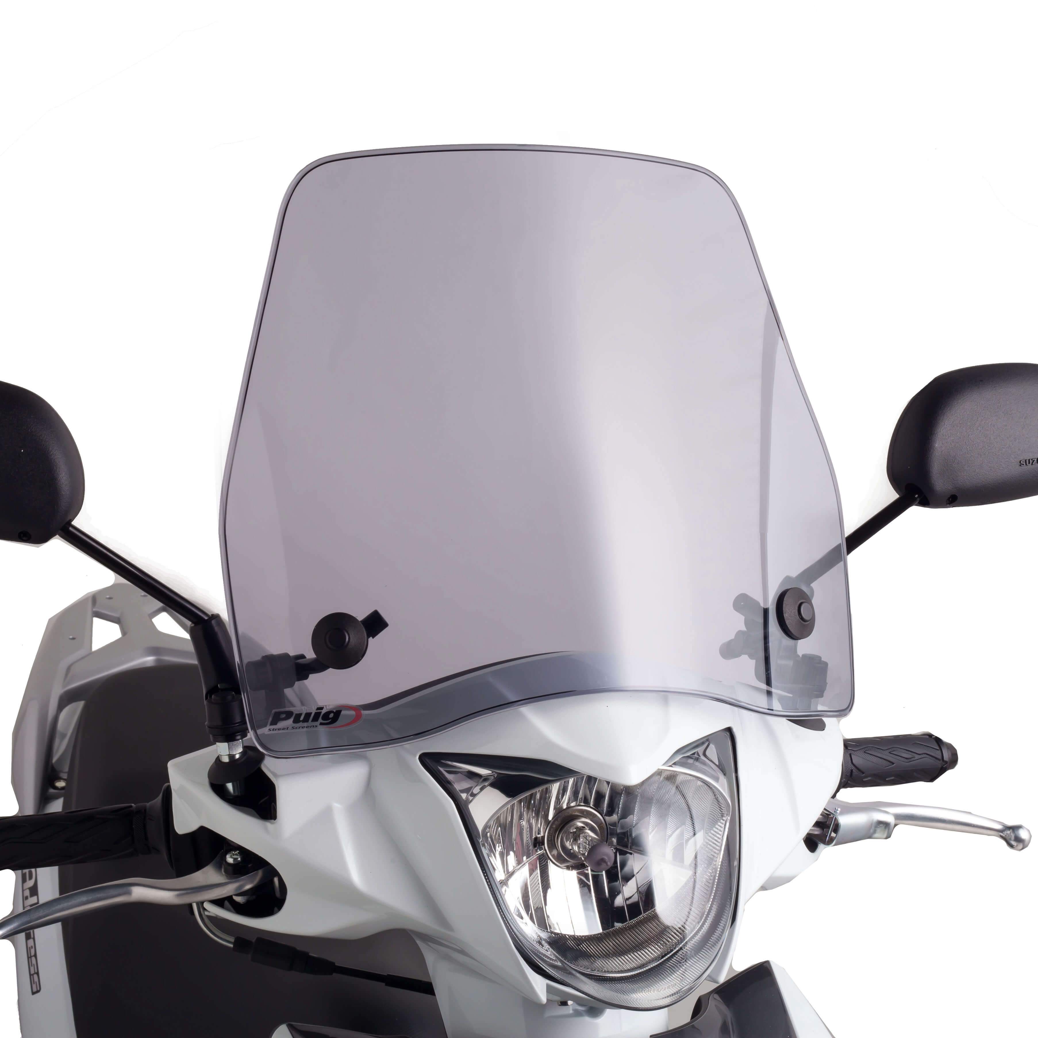 Puig Trafic Screen | Light Smoke | Suzuki Address 2015>2016 - Shop name