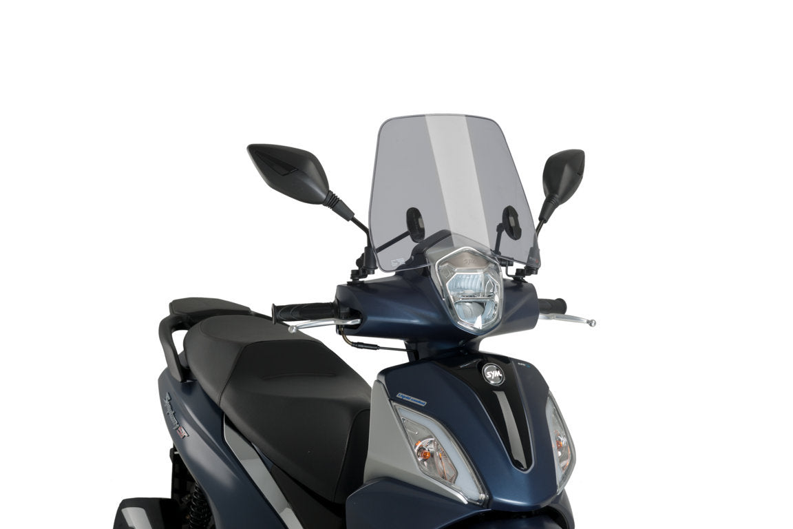 Puig Trafic Screen | Light Smoke | Sym Symphony ST 125 LC 2021>Current - Pyramid Motorcycle Accessories