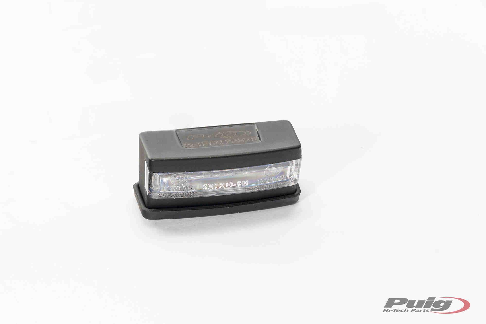 Puig Universal LED Number Plate Light | Black - Shop name