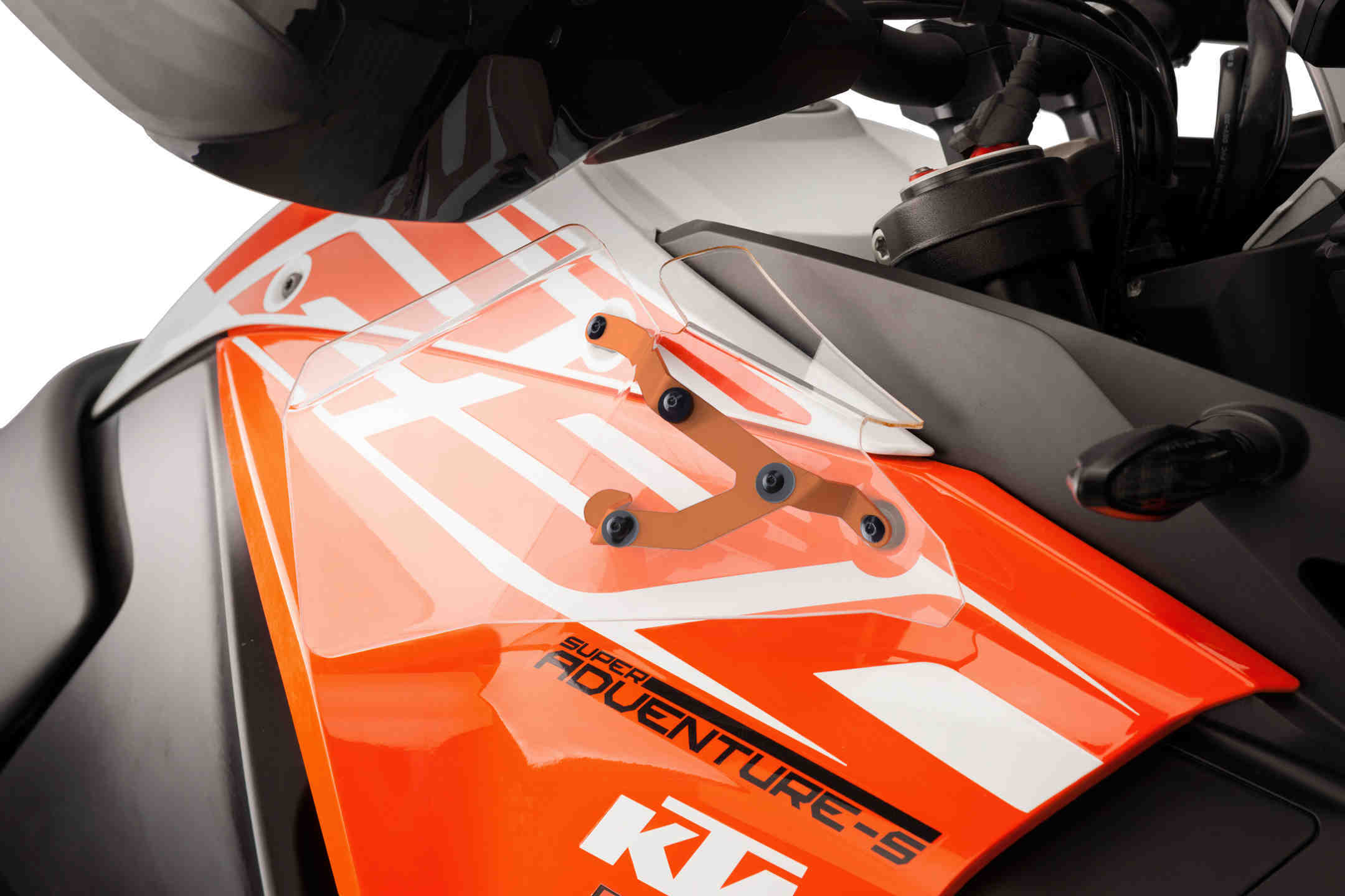 Puig Upper Wind Deflectors | Clear | KTM 1290 Super Adventure R 2017>2020 - Pyramid Motorcycle Accessories