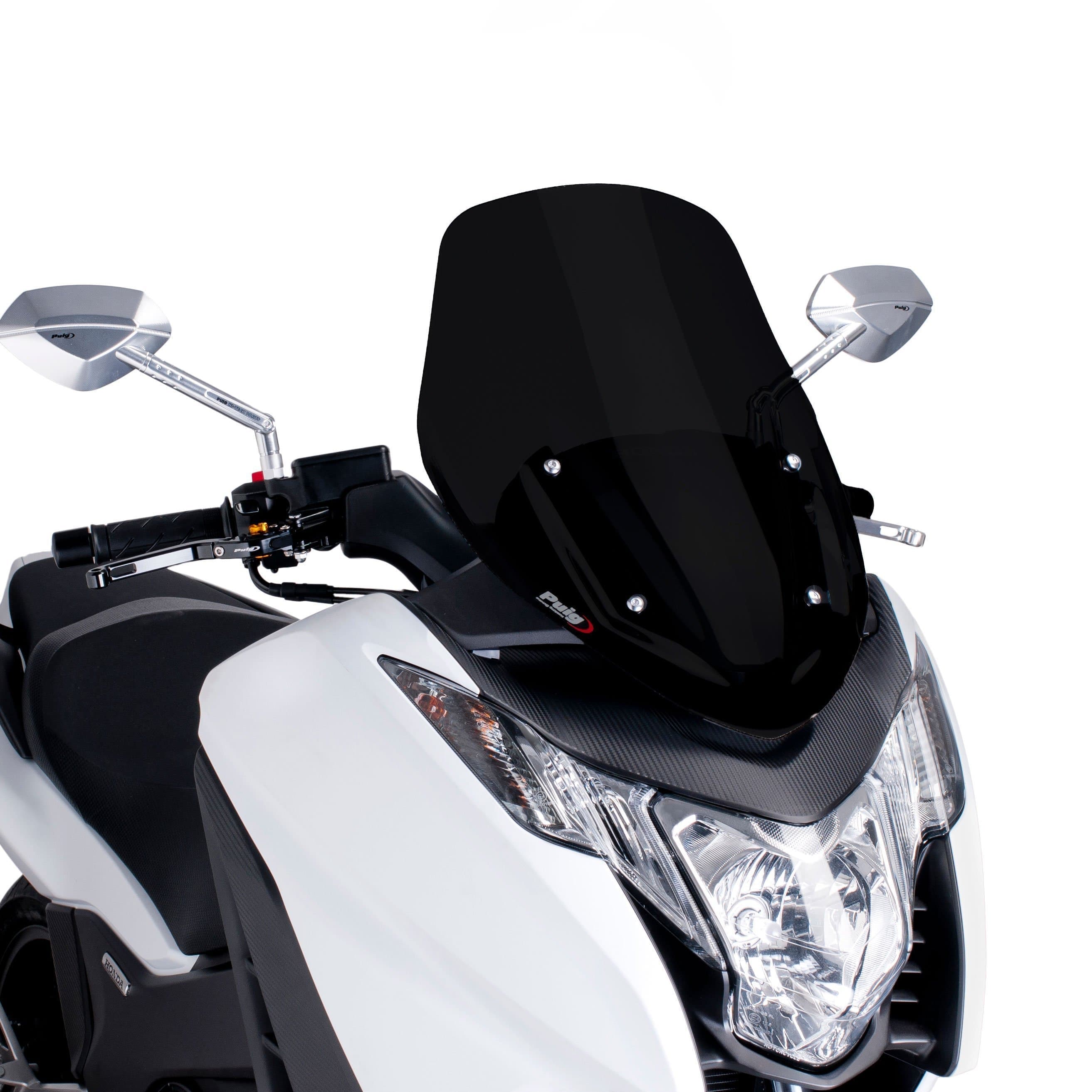 Puig V-Tech Line Sport Screen | Black (Opaque) | Honda NC 700 D Integra 2012>2013 - Shop name