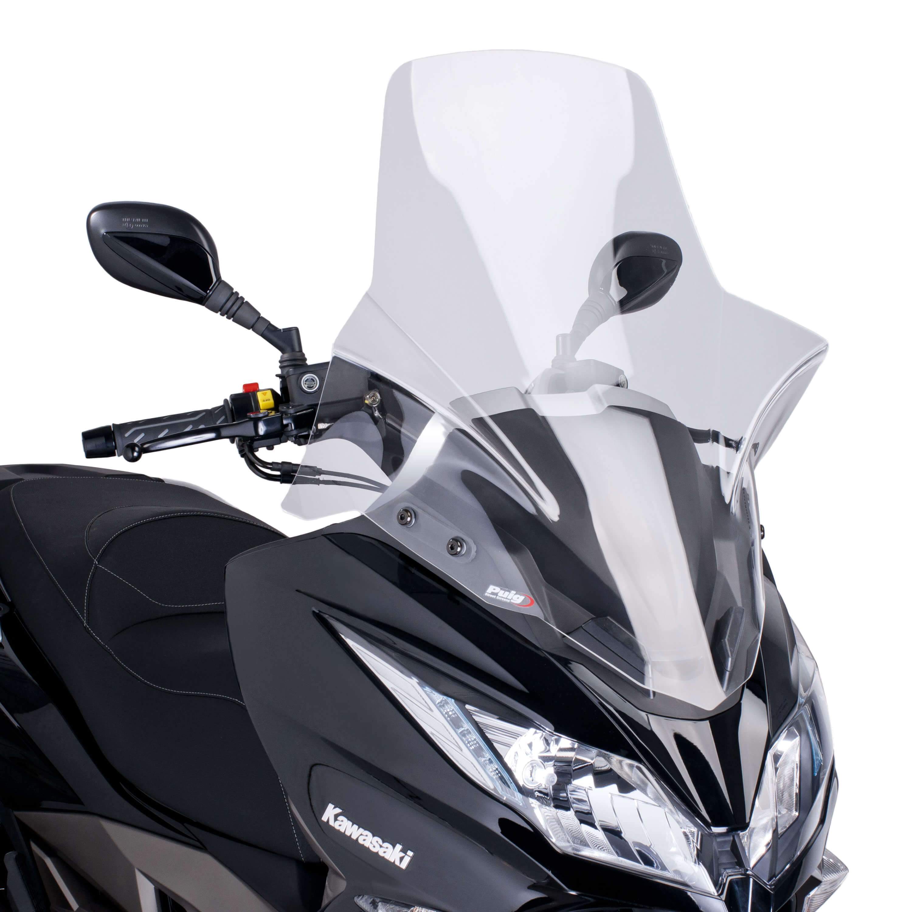 Puig V-Tech Line Touring Screen | Clear | Kawasaki J 125 2015>Current - Shop name