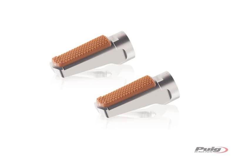 Puig Vintage Footpegs | Silver - Shop name