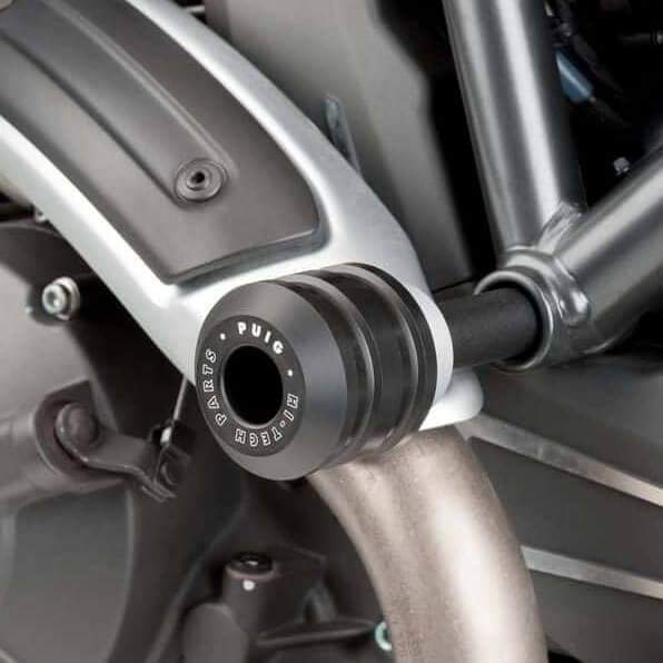 Puig Vintage Frame Sliders | Black | Ducati Scrambler Urban Enduro 2015>Current - Shop name