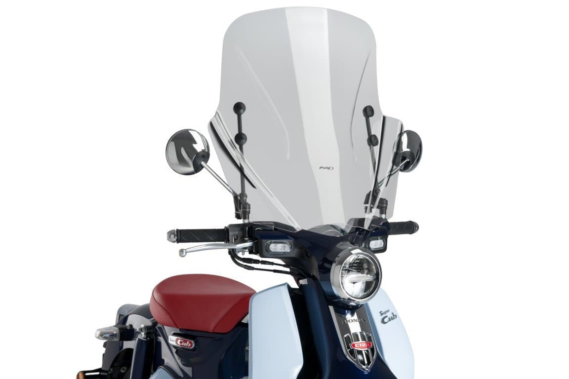 Puig Windshield T.X. Screen | Clear | Honda Super Cub C125 2018>Current - Shop name