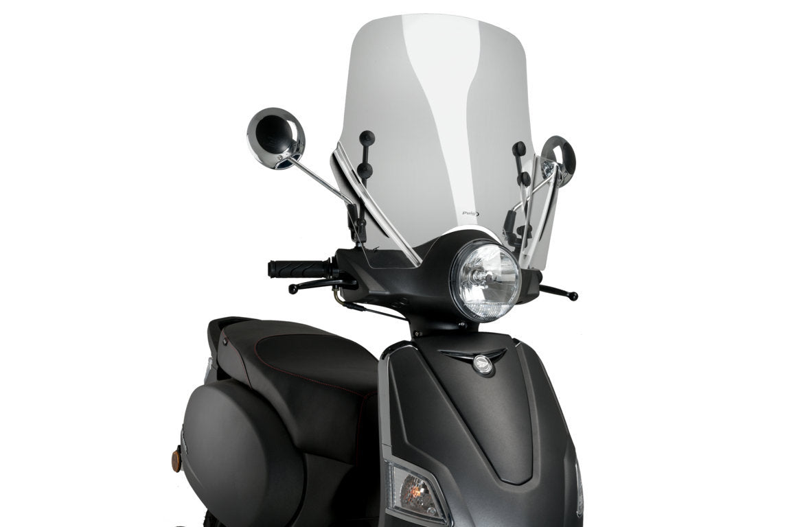 Puig Windshield T.X. Screen | Clear | Keeway Zahara 50/125 2022>Current - Shop name