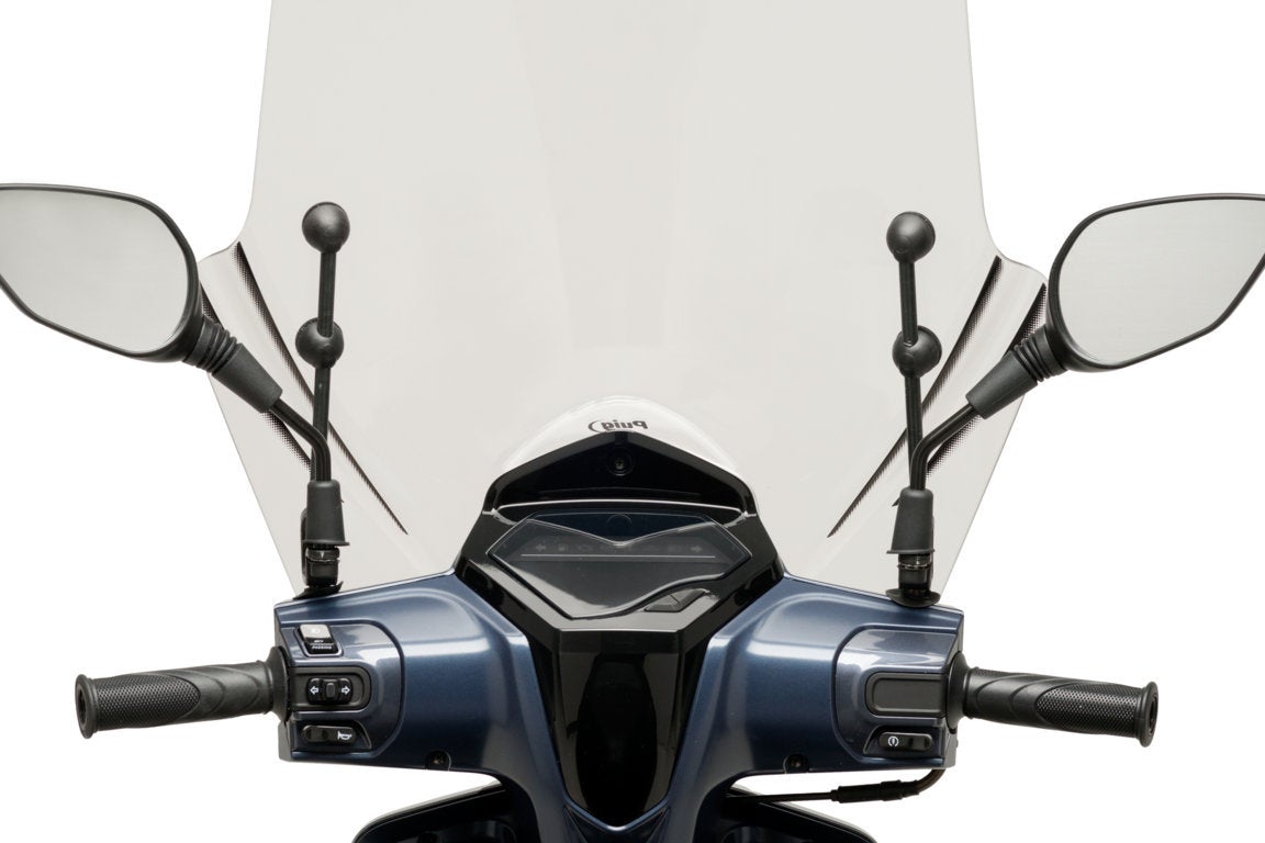 Puig Windshield T.X. Screen | Clear | Sym Symphony ST 125 LC 2021>2023 - Pyramid Motorcycle Accessories