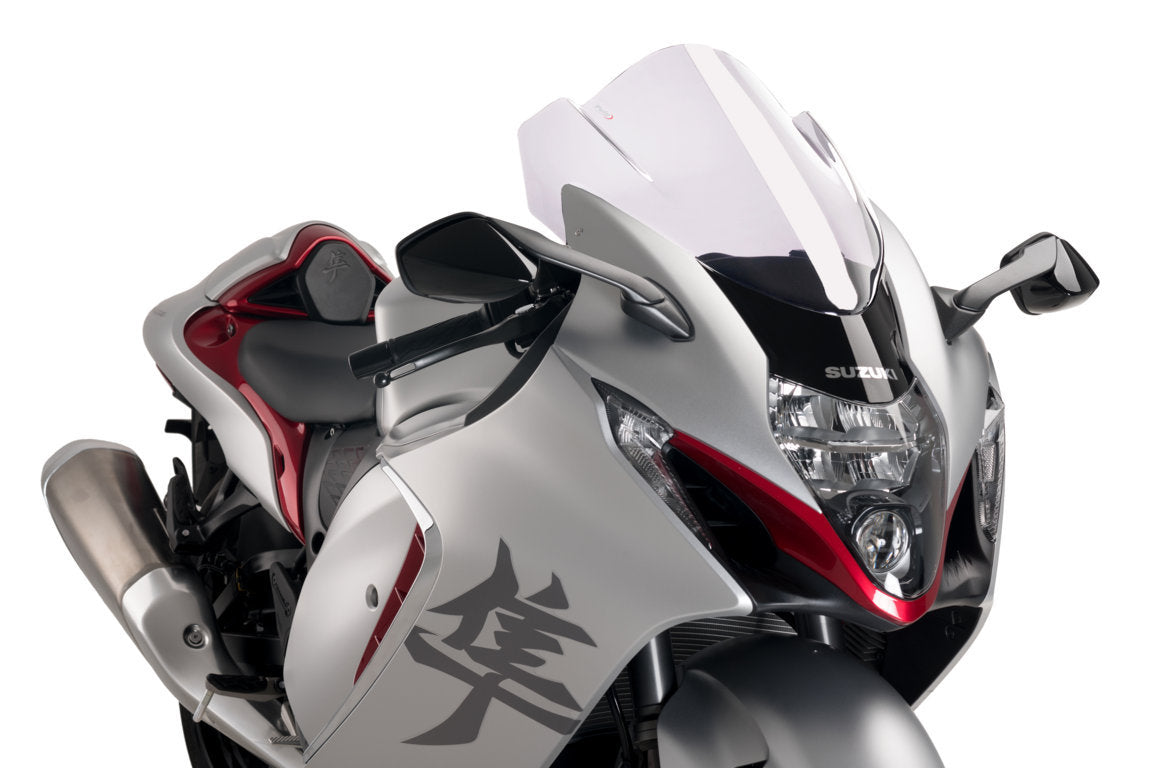 Puig Z-Racing Screen | Clear | Suzuki Hayabusa GSX1300R 2021>Current - Pyramid Motorcycle Accessories