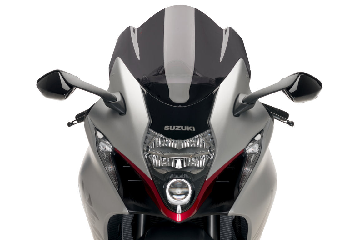 Puig Z-Racing Screen | Dark Smoke | Suzuki Hayabusa GSX1300R 2021>Current - Pyramid Motorcycle Accessories