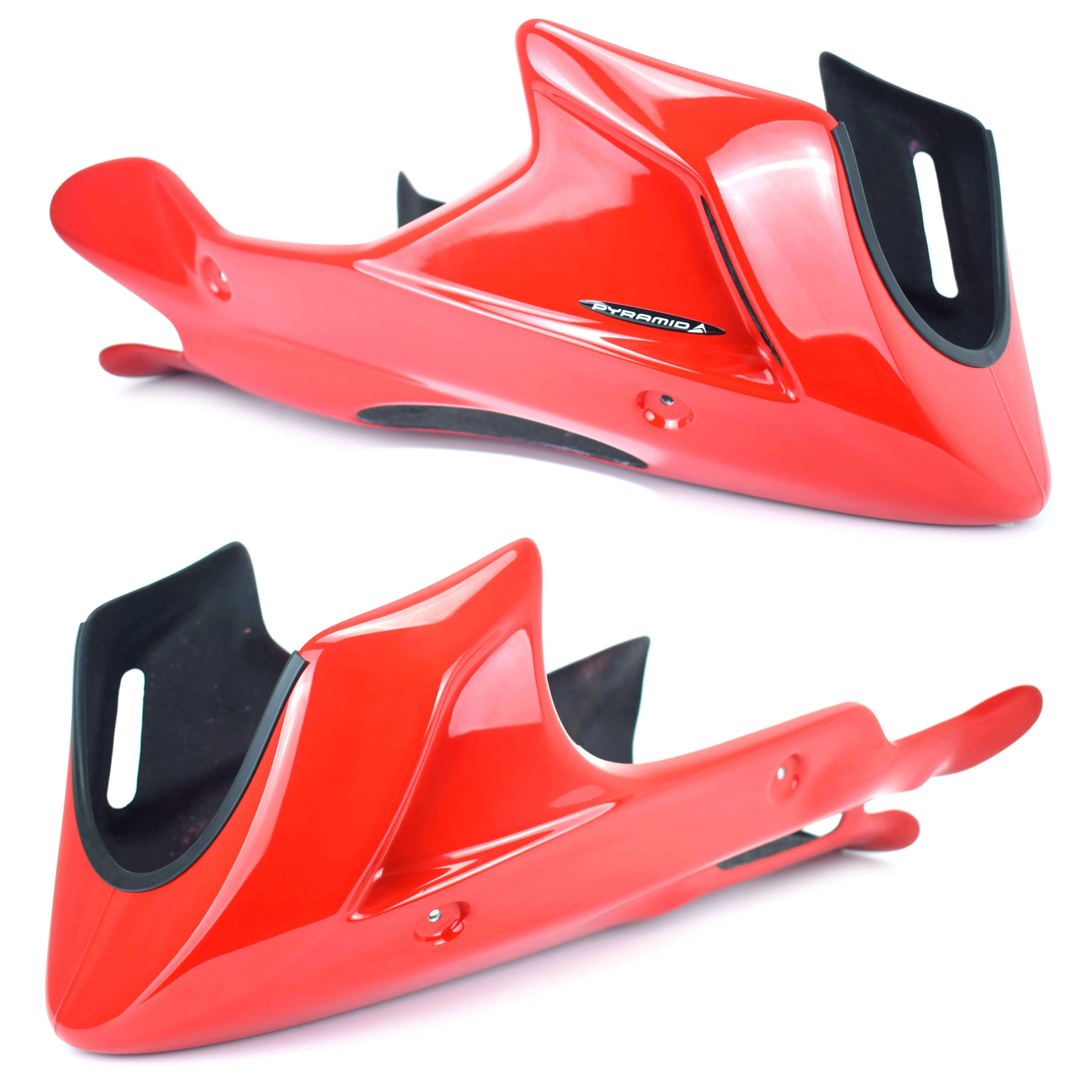Pyramid Belly Pan | Gloss Red | Honda VTR 1000 F Firestorm 1997>2005 - Shop name