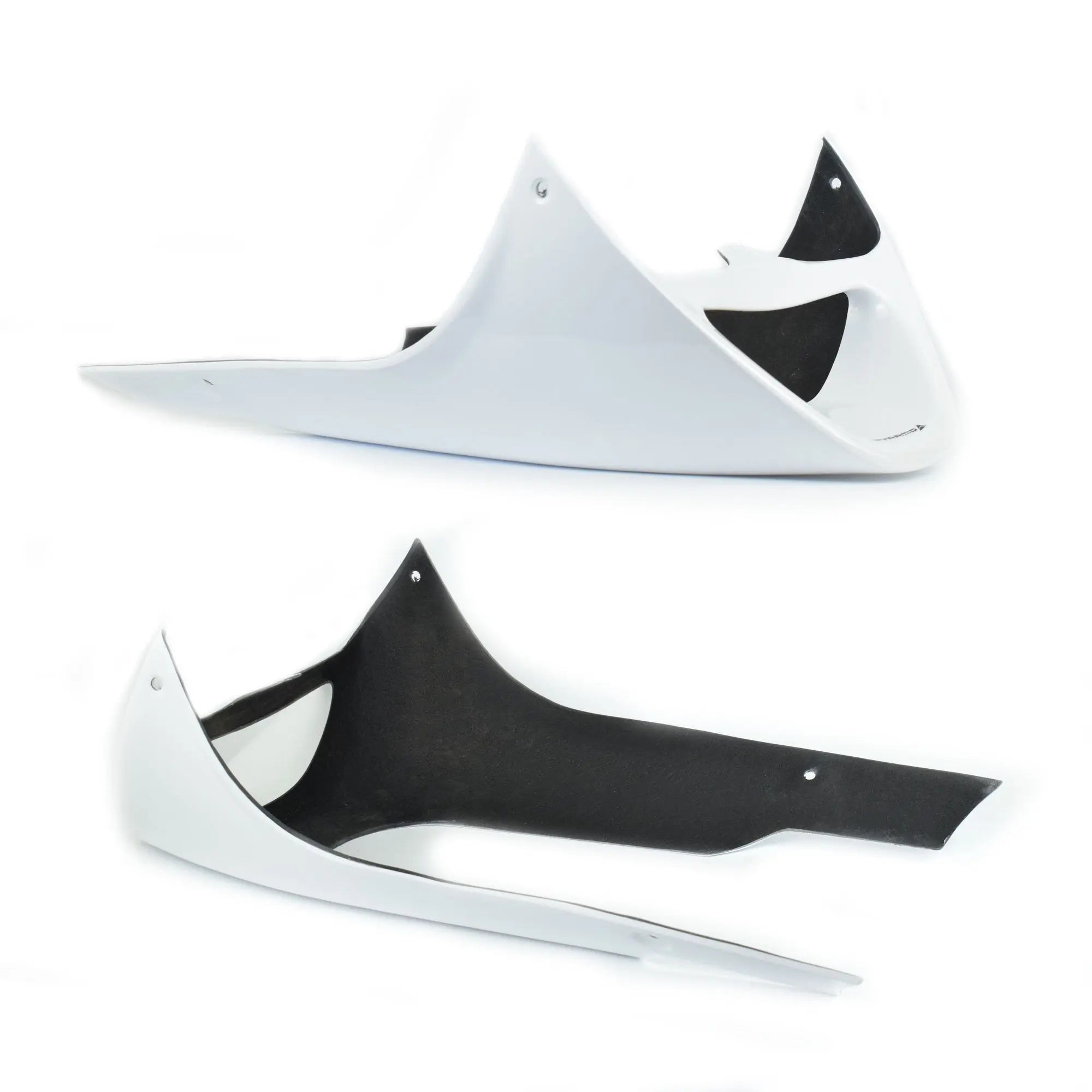 Pyramid Belly Pan | Gloss White | Yamaha FJ 1100 1984>1985 - Shop name