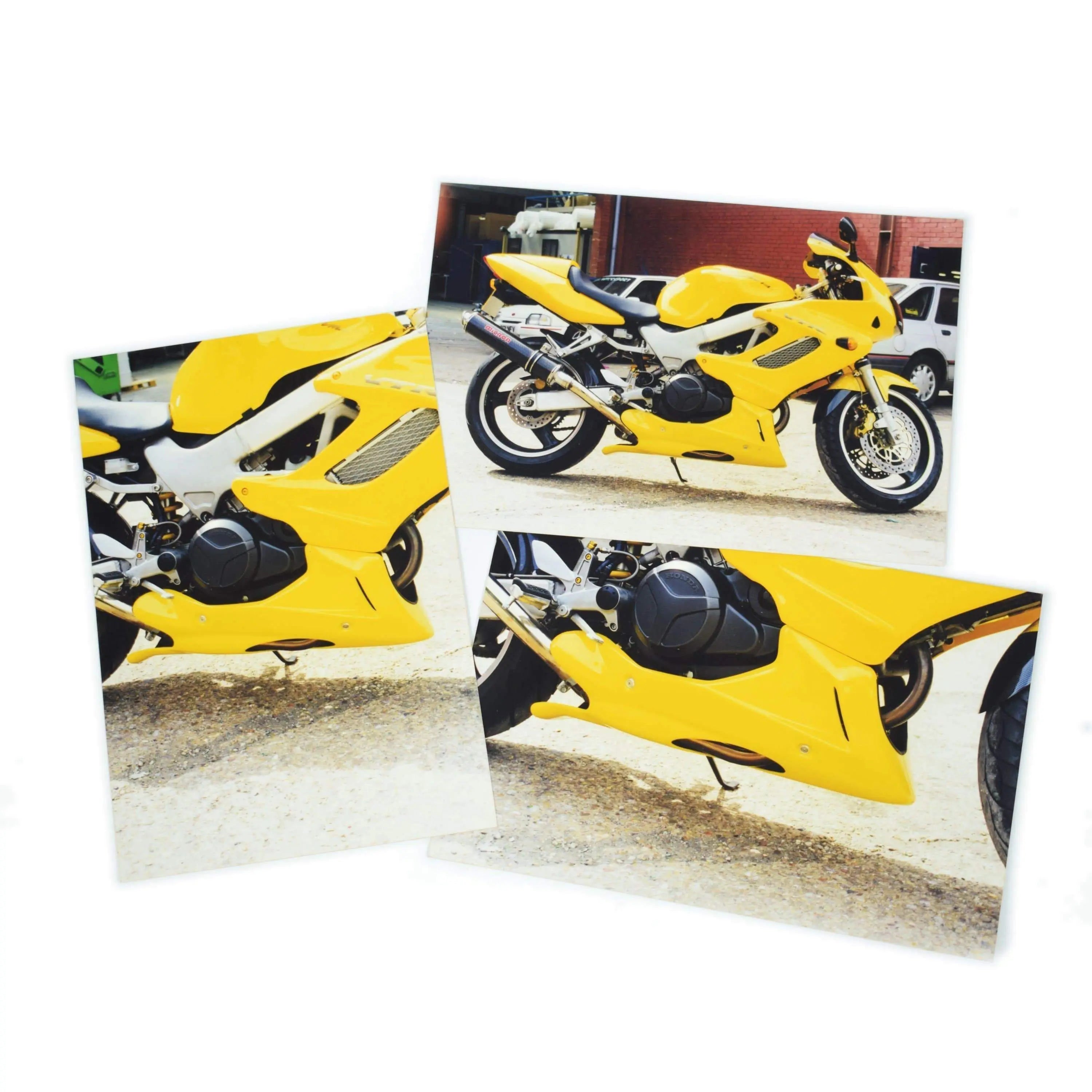 Pyramid Belly Pan | Unpainted | Honda VTR 1000 F Firestorm 1997>2005 - Shop name
