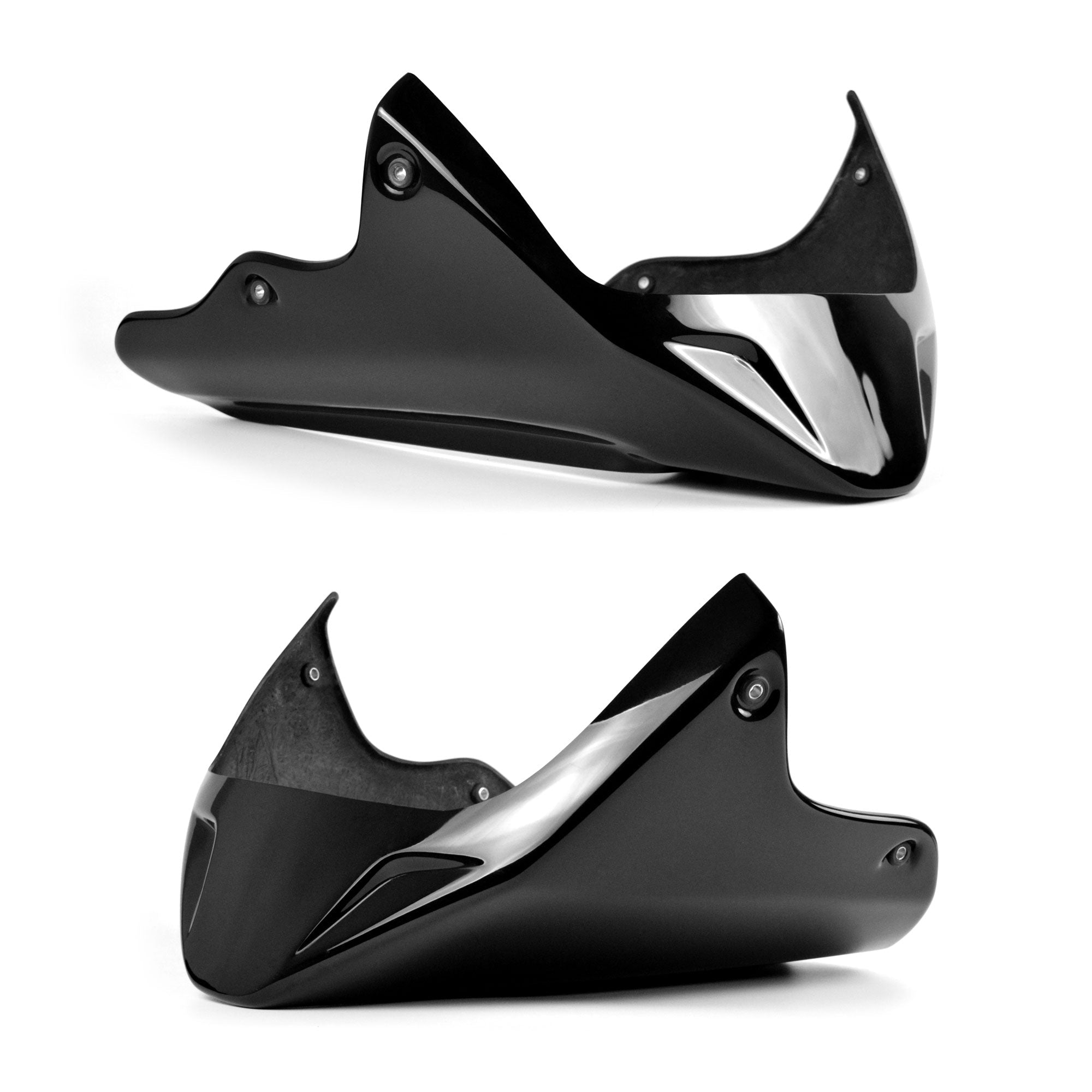 Pyramid Belly Pan (oil-cooled model only) | Gloss Black | Suzuki GSF 650 Bandit 2005>2006 - Pyramid Motorcycle Accessories