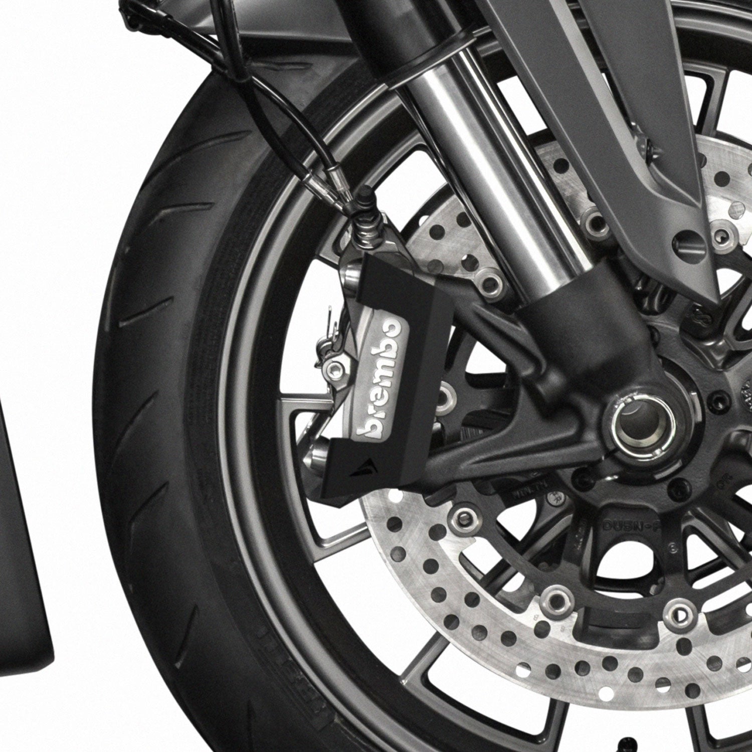 Pyramid Brake Caliper Guards | Matte Black | Indian Pursuit 2022>Current - Shop name
