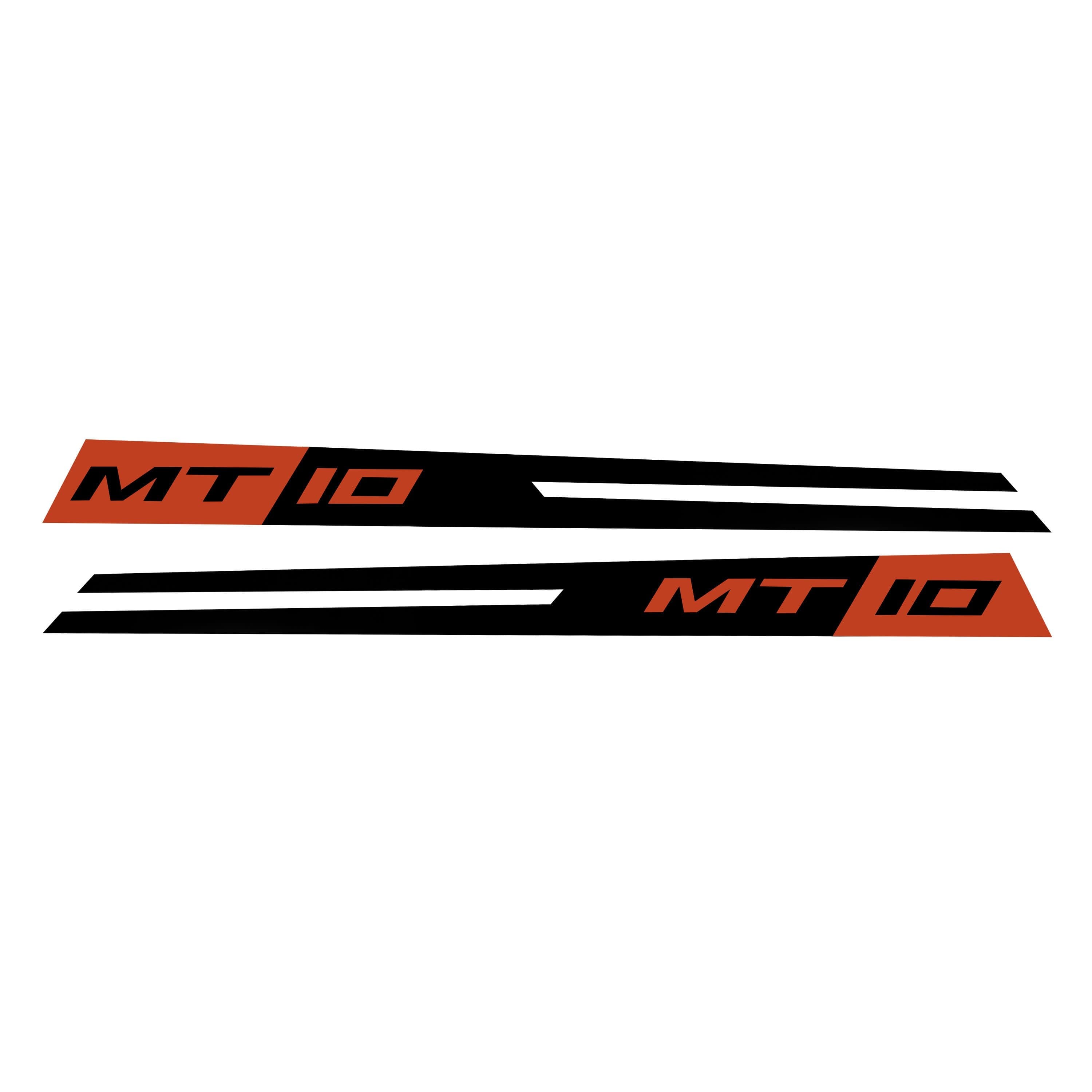 Pyramid Decal | Red & Black | Yamaha MT-10 2016>Current - Shop name