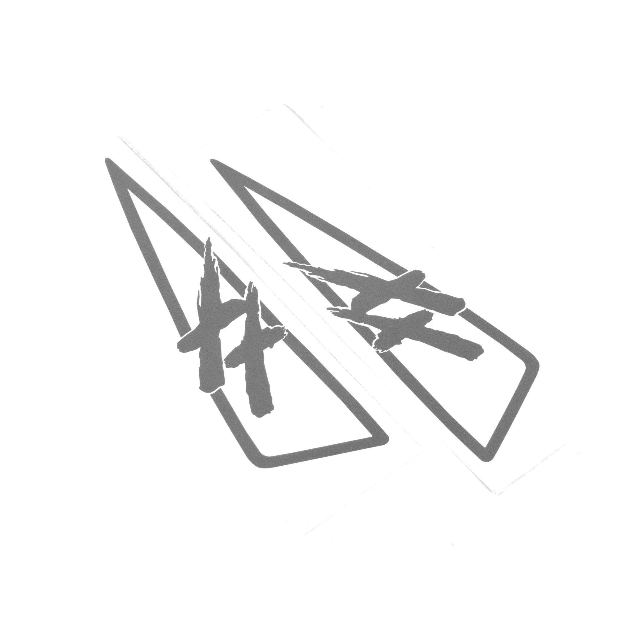 Pyramid Decal | Silver | Honda CBR 1100 XX Blackbird 1996>2007 - Shop name