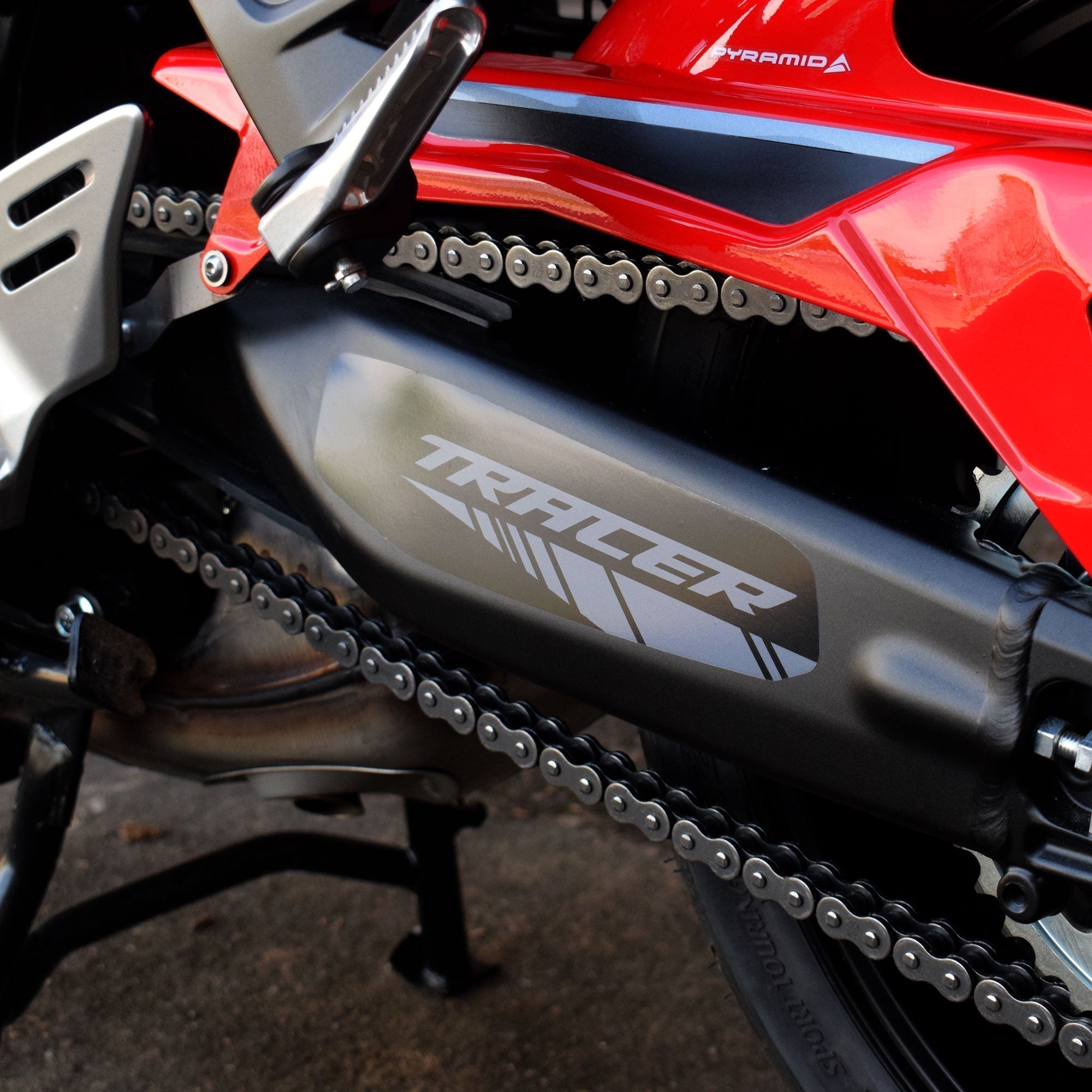 Pyramid Decals (Set of 6) | Black & Grey | Yamaha Tracer 9 2021>Current - Shop name