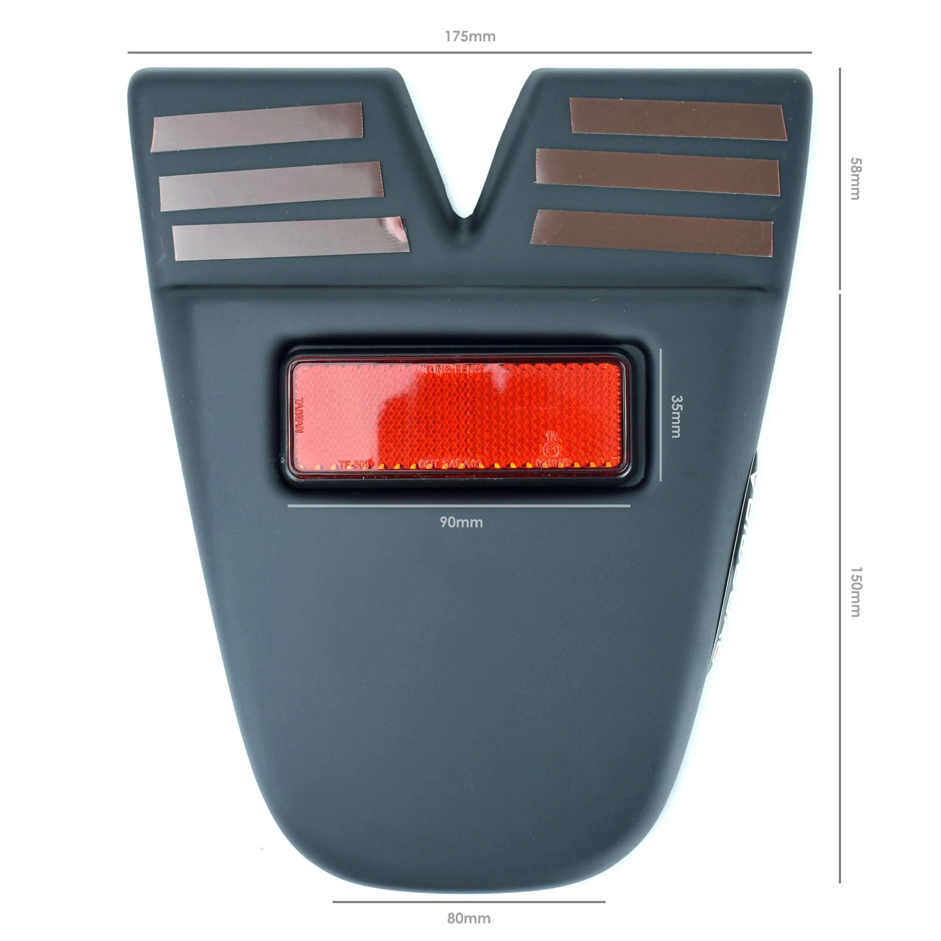 Pyramid Ductail Tour | Matte Black - Rear Protection - Shop name