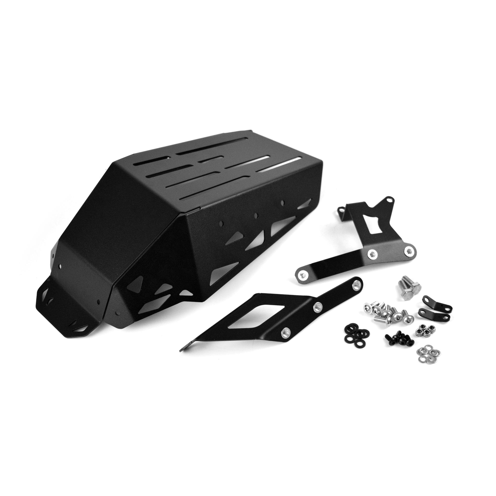 Pyramid Engine Plate | Matte Black | Honda MSX 125 2021>Current - Shop name