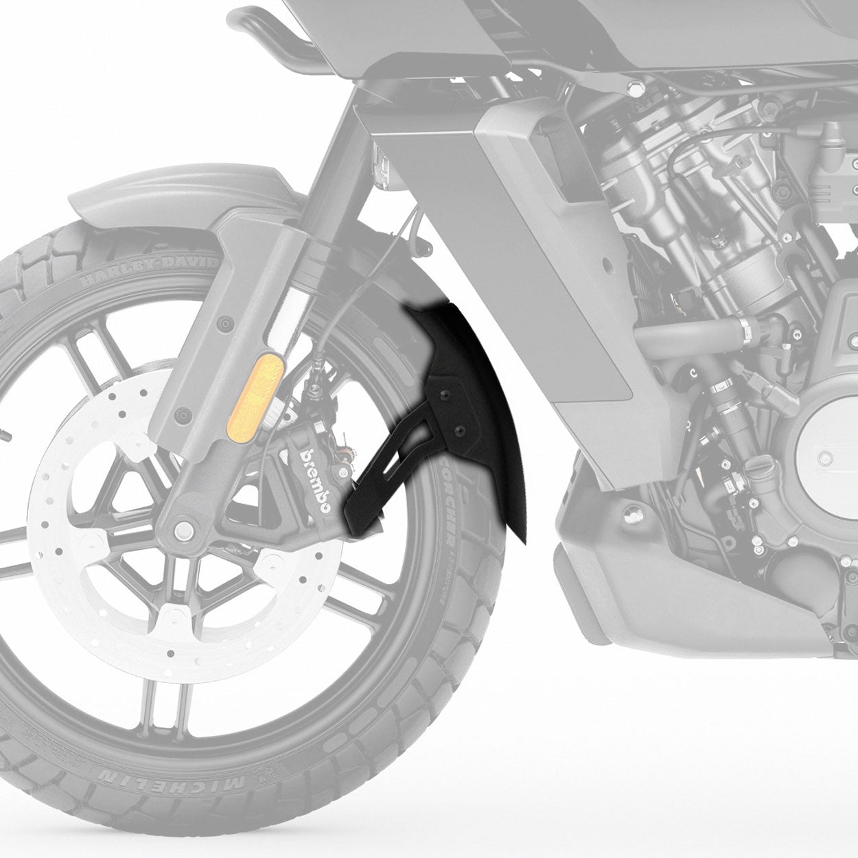 Pyramid Extenda Fenda EXTRA | Matte Black | Harley Davidson Pan America 1250 Special 2021>Current - Shop name