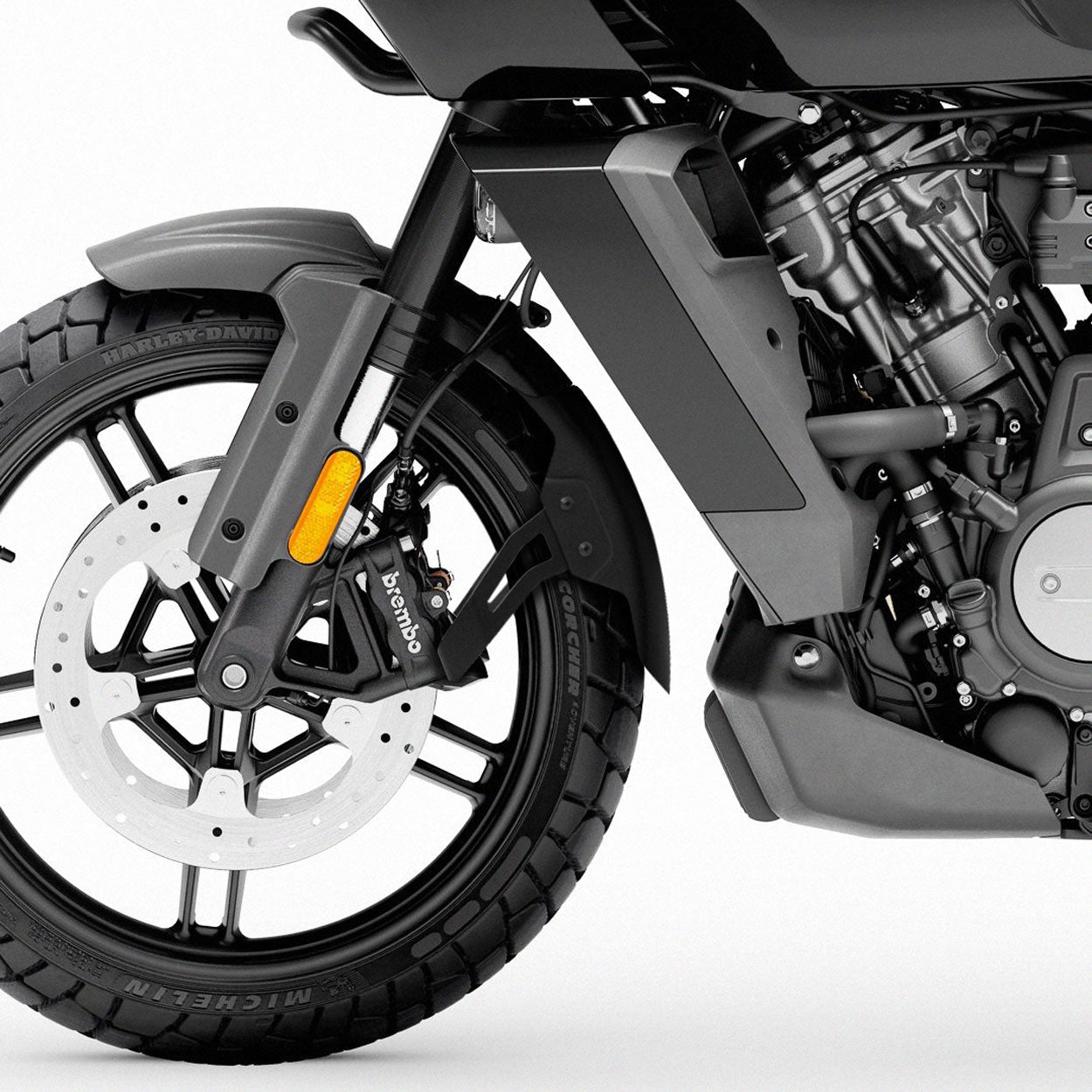 Pyramid Extenda Fenda EXTRA | Matte Black | Harley Davidson Pan America 1250 Special 2021>Current - Shop name