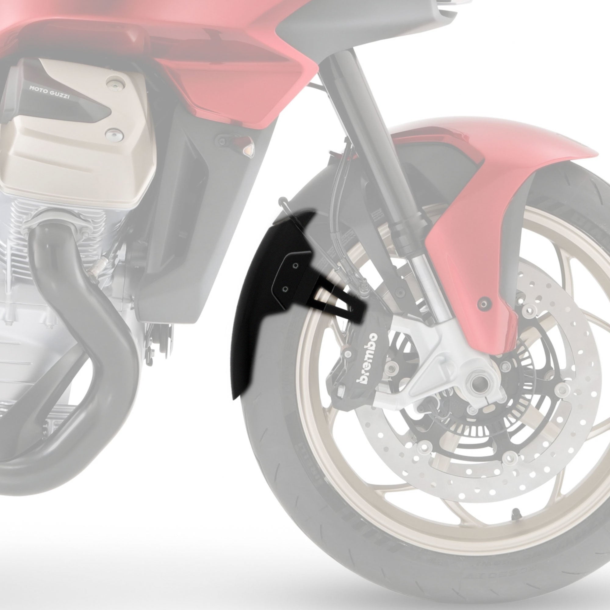 Pyramid Extenda Fenda EXTRA | Matte Black | Moto Guzzi V100 Mandello S 2022>Current - Shop name