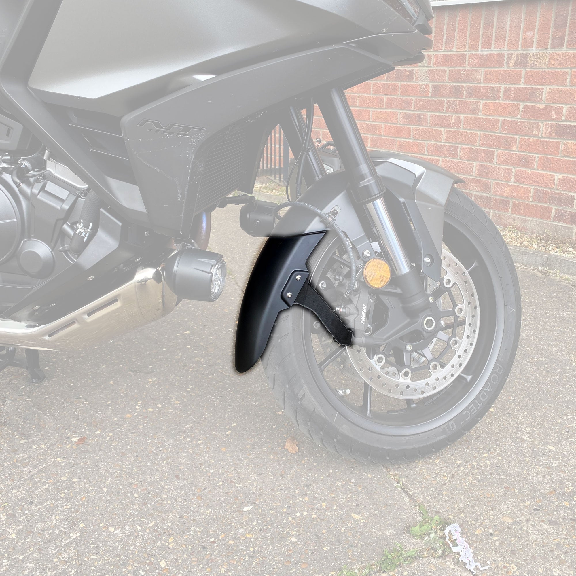 Pyramid Extenda Fenda EXTRA | Matte Iridium Grey Metallic | Honda NT1100 2022>2024 - Shop name