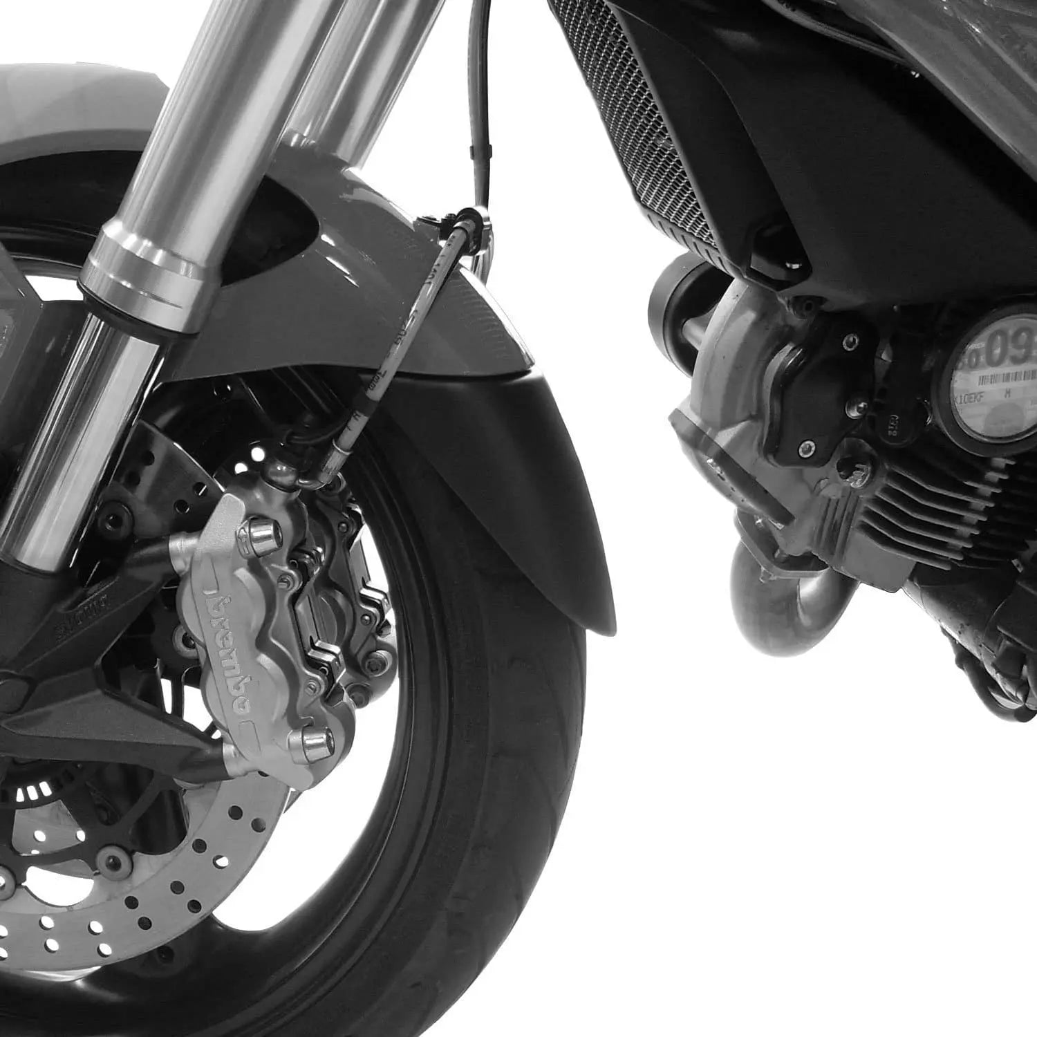 Pyramid Extenda Fenda | Matte Black | Ducati Monster 1100 Evo 2009>2013 - Shop name