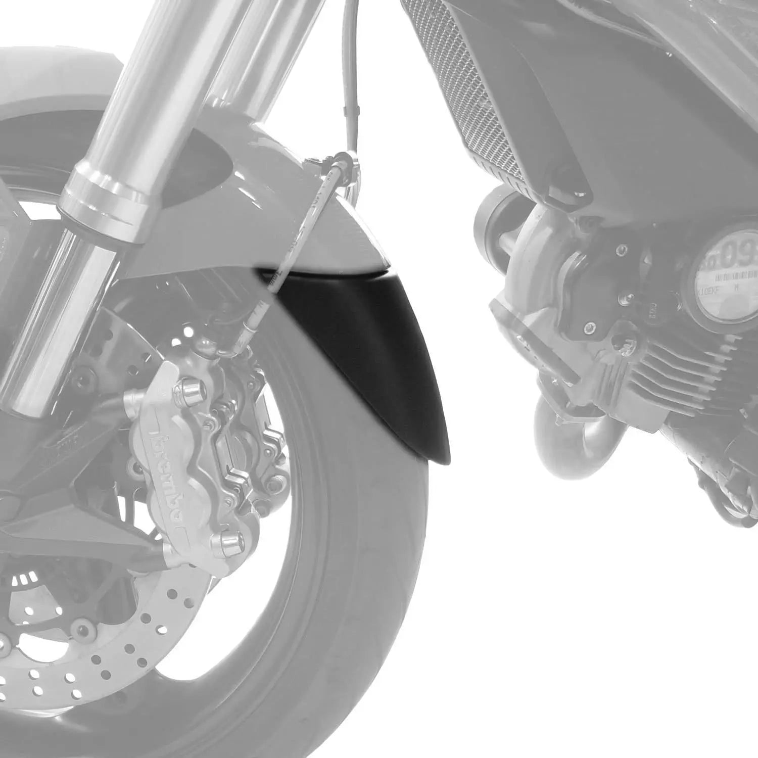 Pyramid Extenda Fenda | Matte Black | Ducati Monster 1100 Evo 2009>2013 - Shop name