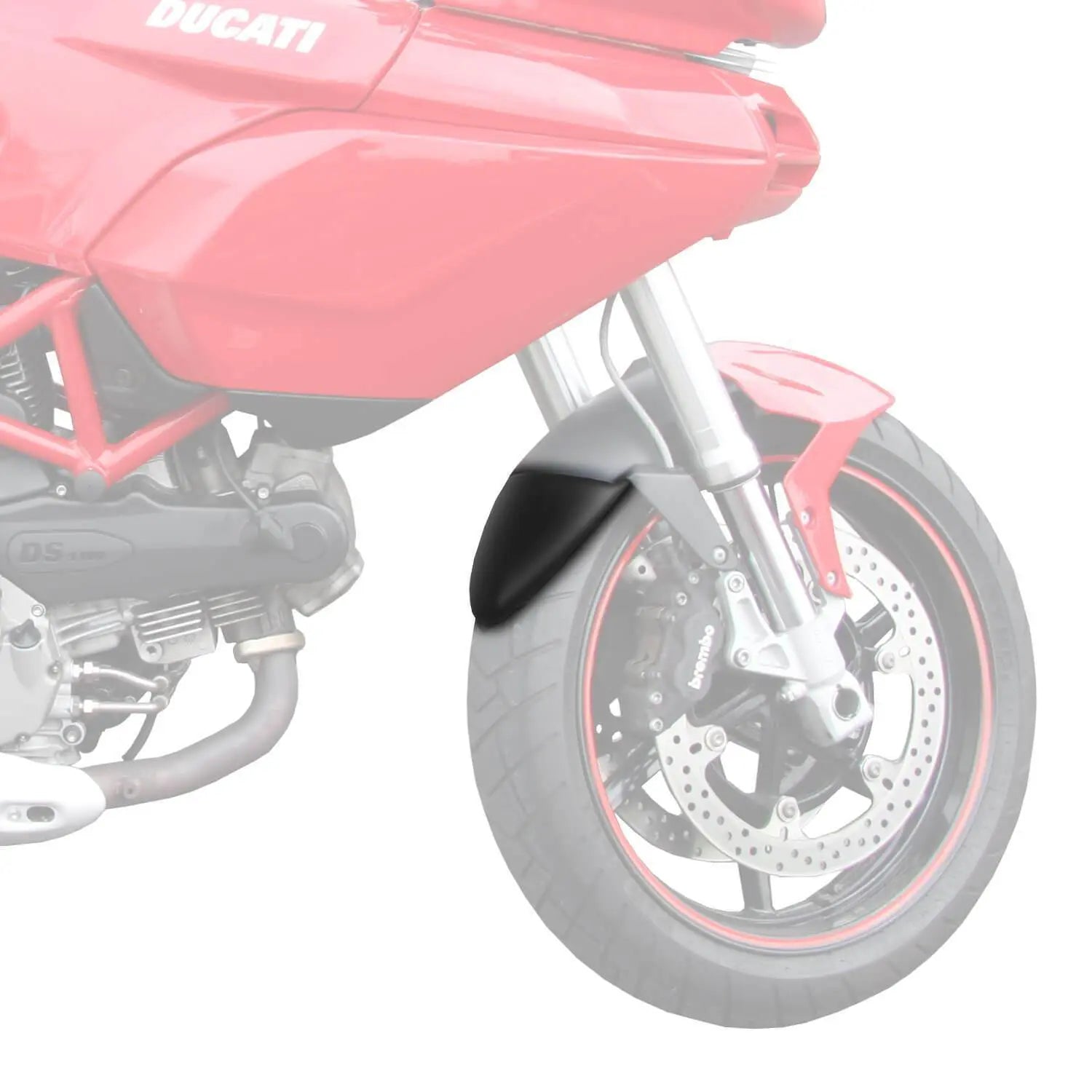 Pyramid Extenda Fenda | Matte Black | Ducati Multistrada 1100 DS 2007>2010 - Shop name