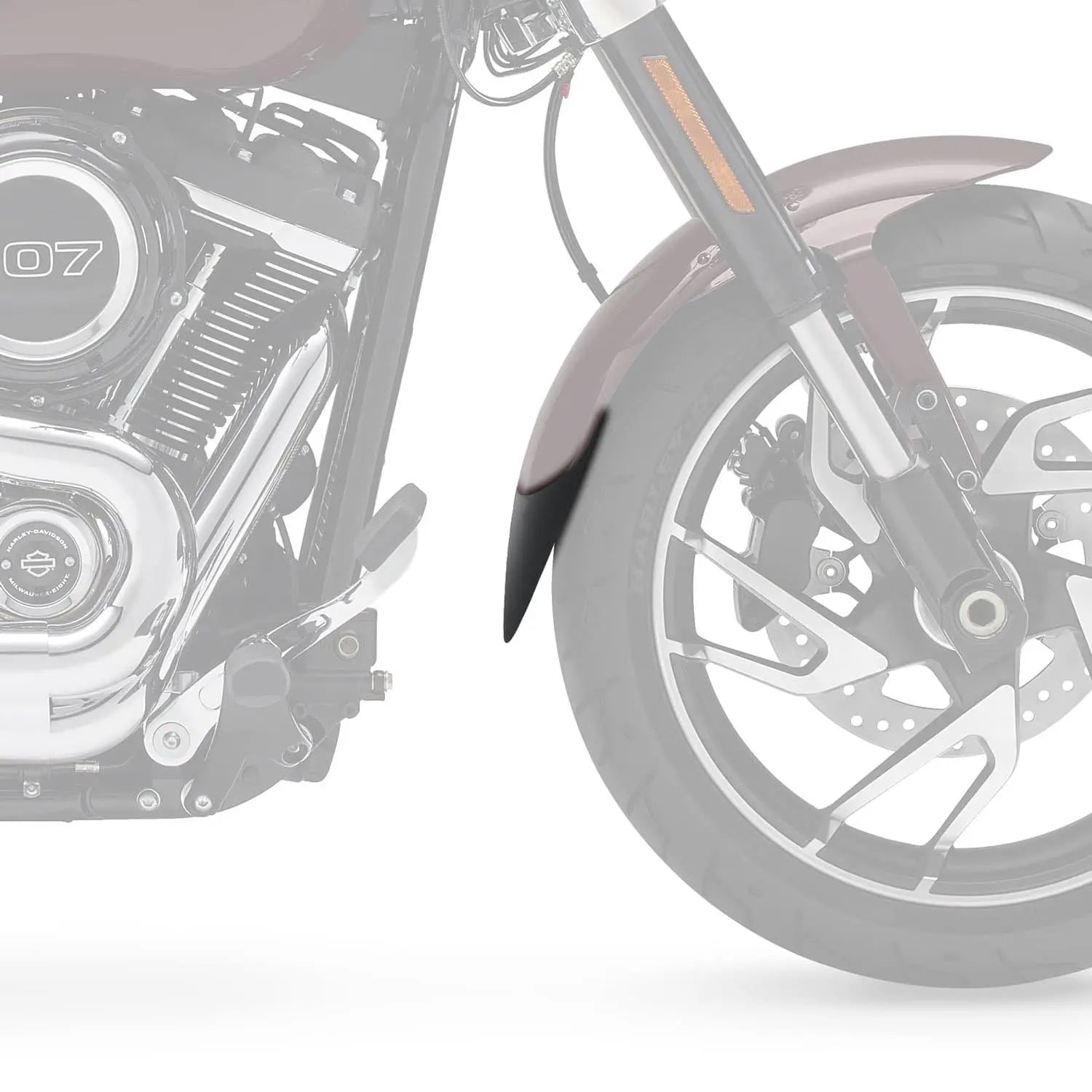 Pyramid Extenda Fenda | Matte Black | Harley Davidson Dyna Fat Bob (FXDF) 2008>2017 - Shop name