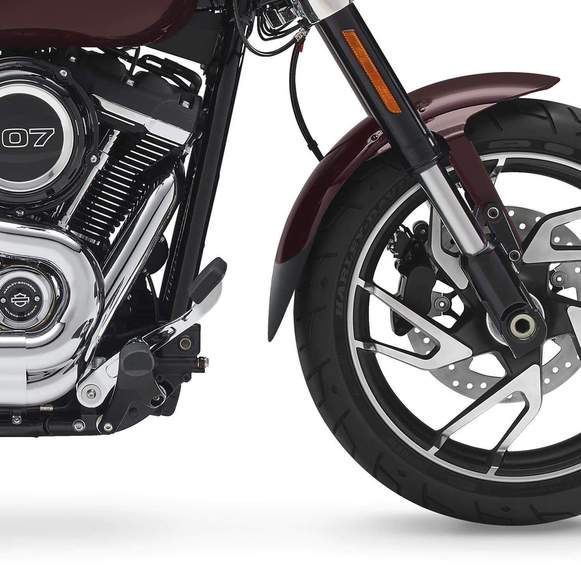Pyramid Extenda Fenda | Matte Black | Harley Davidson Sportster 1200 Custom (XL1200C) 2011>2019 - Shop name